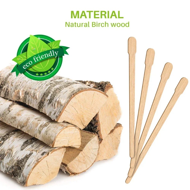Hair Wax Stick - 100/200 Adet Epilasyon Balmumu Bulaşma Çubuğu