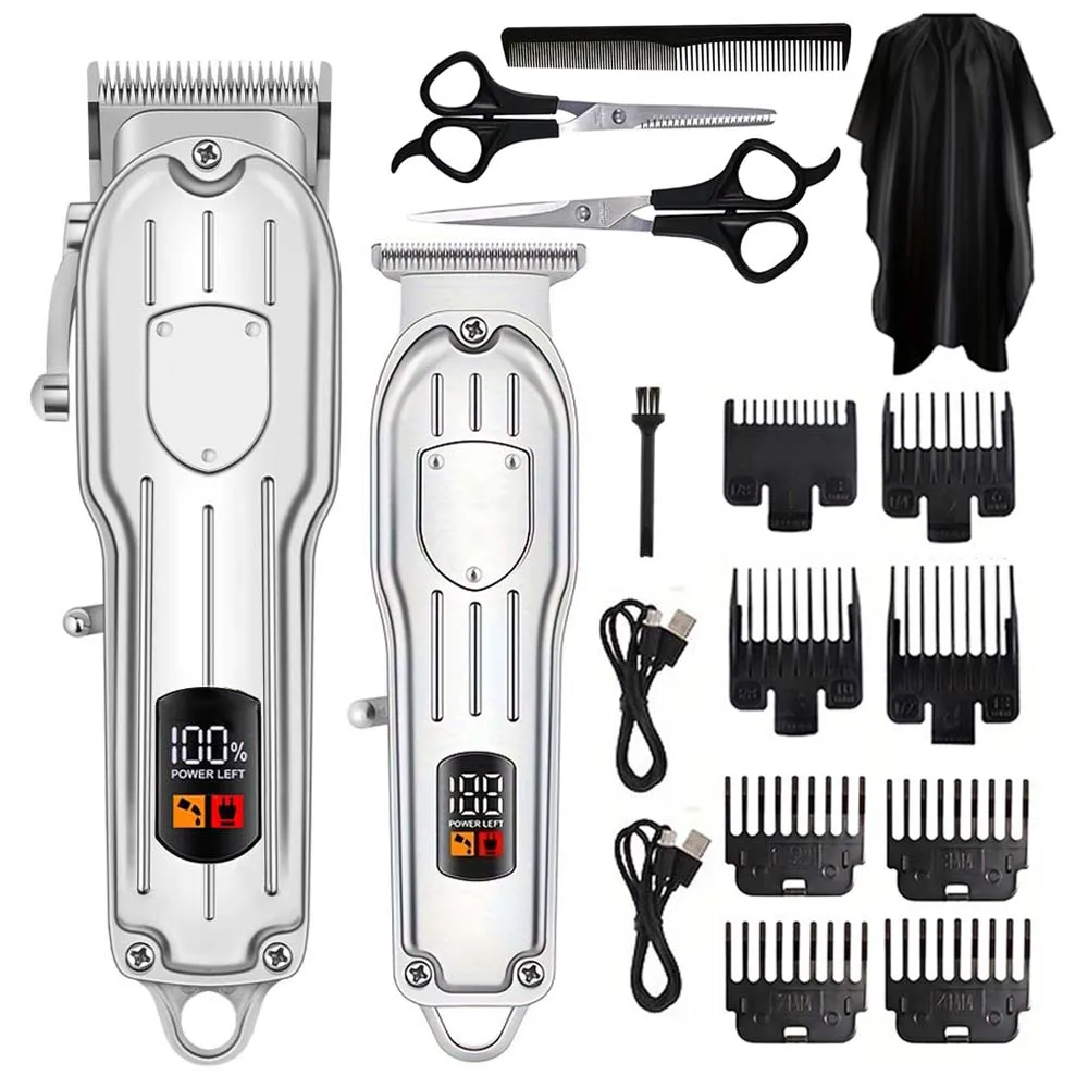 Men'S Grooming Kits - Elektrikli Saç Kesme Makinesi Ekranlı Dijital